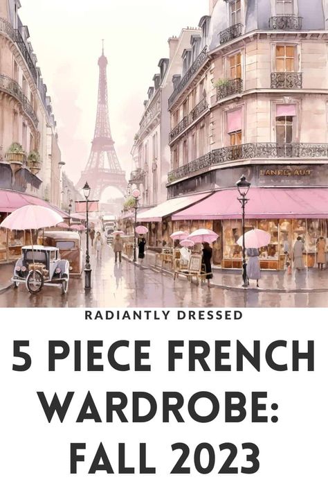 Curious about the secrets to a stylish and budget-friendly fall wardrobe transformation? 🍂 Dive into our latest blog post where we explore the timeless 5 Piece French Wardrobe method for Fall 2023. Discover how I leverage this approach to refresh my closet without breaking the bank, focusing on quality pieces like dresses and cardigans. Ready to elevate your style game for the season? Explore our insights and start planning your chic, minimalist fall wardrobe today! Europe Capsule Wardrobe Fall, Minimalist Fall Wardrobe, English Wardrobe, Pink Capsule Wardrobe, Radiantly Dressed, Wardrobe Transformation, 5 Piece French Wardrobe, 10 Item Wardrobe, French Capsule Wardrobe