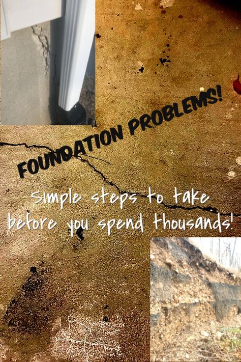 Diy Foundation Repair House, Basement Foundation Repair, Foundation Repair Houses, Cinder Block Foundation, Property Preservation, Brick Clips, Cheap Foundation, Foundation Drainage, Repair Cracked Concrete