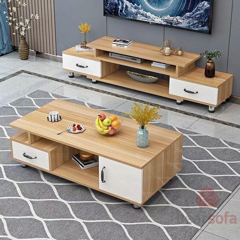 Modern Centre Table Designs, Simple Tv Stand, Centre Table Design, Centre Table Living Room, Meja Sofa, Sofa Table Design, Tea Table Design, Coffee Table Design Modern, Tv Unit Furniture Design