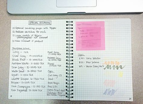 How I Keep a Bullet Journal at Work | www.thebulletjournaladdict.com Bullet Journal Meeting Notes, Work Notebook Organization, Work Bujo, Work Notebook, Master To Do List, Bullet Journal Work, Outlook Calendar, To Do Ideas, Bullet Journaling Ideas