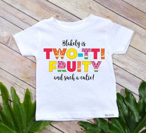 2nd Birthday Girl, Twotti Fruity, Gender Reveal Photos, Gender Reveal Shirts, Gender Party, Fruit Party, Art Birthday Party