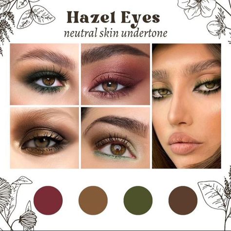 True Autumn Colors, Dark Autumn Colors, Deep Autumn Makeup, Soft Autumn Makeup, Spring Makeup Looks, Feminine Tips, Stunning Eye Makeup, Autumn Makeup, Cool Slogans