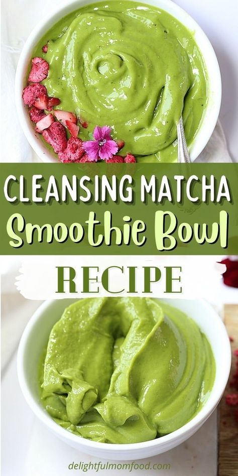 Matcha Smoothie Bowl Recipe, Matcha Green Smoothie, Matcha Bowl Recipe, Matcha Greek Yogurt Bowl, Matcha Morning Drink, Matcha Smoothie Bowl, Matcha Smoothie Recipes, Matcha Smoothie Recipe, Breakfast Smoothie Healthy