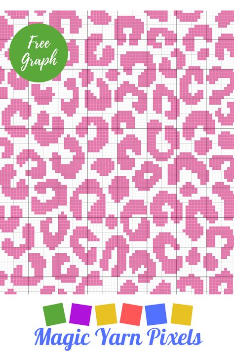 Get the Free Graph for this Leopard Cheetah Skin Pattern. Modern graphs for c2c crochet, cross stitch & other crafts from Magic Yarn Pixels. C2c Crochet Graphs, Cross Stitch On Crochet, Leopard Crochet, Leopard Crochet Pattern, Leopard Knitting Pattern, Cheetah Print Crochet, Cheetah Crochet Pattern, Crochet Graph Patterns Easy, Crochet Graph Patterns Free Charts