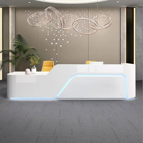 White Luxury L Shape Office Reception Desk Design - Buy Office Reception Desk Design Luxury Reception Desk Office Reception Desk Reception Desk L Shape Product on Alibaba.com Office Reception Desk Designs, Luxury Reception Desks, Reception Desk Office, Reception Desk Design, Office Reception, Reception Desk, Desk Design, L Shape, Office Decor