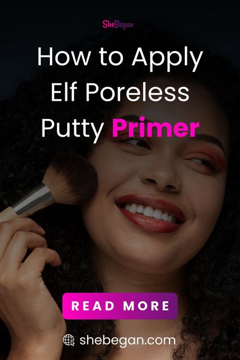 Confused on how to apply Elf Poreless Putty Primer? This pin is perfect for show. This pin demonstrates the step by step process on how to apply elf poreless putty primer. #shebegan #beauty #makeup #elfprimer #primer Elf Putty Primer, Elf Poreless Putty Primer, Poreless Putty Primer, Putty Primer, Stability Exercises, Skin And Makeup, Elf Makeup, Good Relationship, Tips Skincare