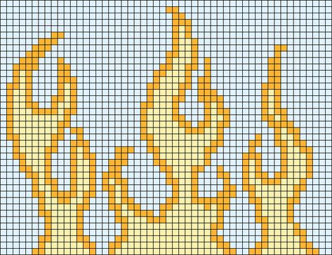 Alpha pattern #71898 | BraceletBook Crochet Bag Alpha Pattern, Flames Aesthetic, Pola Sweater, Crochet Grid Patterns, Aesthetic Wall Hanging, Crochet Grid, Grid Patterns, Graph Crochet, Pixel Crochet