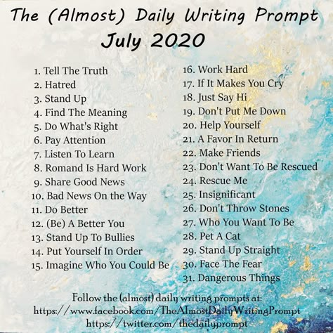 (almost) Daily Writing Prompts for songwriting, lyric writing, prose, poetry and free writing July Poetry Prompts, Prose Poetry Writing, Almost Daily Writing Prompts, Poetry Guide, Tips For Writing Poetry, Writing Prose, Daily Poems, Poem Prompts, Song Prompts