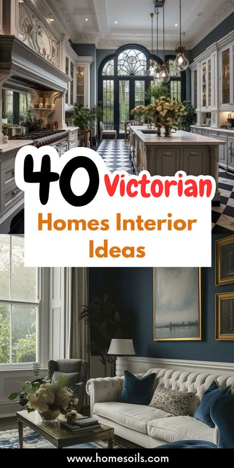 Transform your space with 40 Victorian homes interior ideas that capture elegance and vintage charm. Discover these timeless designs on our website! Victorian House Bedroom, Period Home Interiors, Victorian Homes Interior, Gatsby House, Victorian Rooms, Victorian Interior Design, Period Home, Victorian Home Interior, Victorian Interior