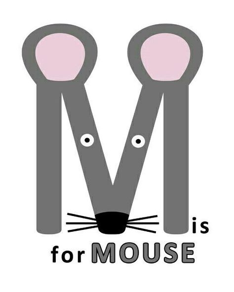 M Is For Mouse, Letter M Crafts, Mouse Craft, Preschool Letter Crafts, Zoo Phonics, Summer Preschool Activities, Alphabet Crafts Preschool, Alphabet Animals, Abc Crafts