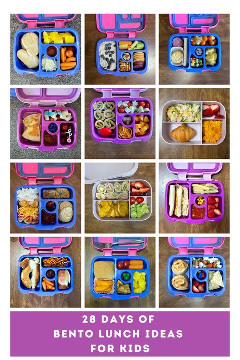 Bento box lunch ideas for kids: 28 pictures of lunch box ideas- what we packed in our Bentgo boxes for 1st and 3rd graders. Bentgo Kids Lunch Box Ideas, Healthy Lunch Ideas For School Bento, Toddler Lunches Bentgo, Lunch Ideas Kids Bento, Lunch Ideas 1st Grader, Easy Bento Box Ideas School Lunches, Bento Box Toddler Lunch Ideas, Lunch Ideas For 1st Graders, Lunch Packing Ideas For Kids