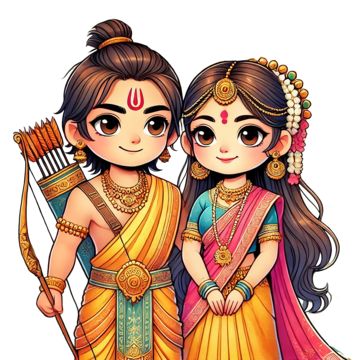 lord rama,goddess sita,cute illustration,hindu deities,mythological art,divine couple,spiritual art,religious symbolism,traditional art,artistic hinduism,religious decor,holy figures,spiritual symbol,indian culture,religious icon,hindu art,mythological decor,hindu festival,ramayana,mythological illustration,sacred illustration,hindu tradition,divine representation,artistic representation,cultural art,divine protector,vedic tradition,spiritual illustration,holy power,vibrant art,religious figures,cultural illustration,divine love,mythological characters,sacred relationship,religious worship,adorable deities,lord rama with bow,goddess sita in sari,divine couple illustration,baby god illustration,epic love,hindu epic,royal couple Sita Illustration, Indian Goddess Illustration, Mythological Illustration, Cultural Illustration, Sacred Relationship, Spiritual Illustration, God Illustration, Goddess Sita, Divine Couple