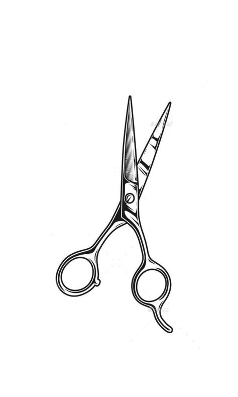 Cosmetology Scissors Tattoo, American Traditional Scissors Tattoo, Hairstylist Scissor Tattoo, Barber Tattoo Ideas For Women, Scissors Tattoo Simple, Dog Grooming Scissors Tattoo, Simple Scissor Tattoo, Two Scissors Tattoo, Hairstylist Shears Tattoo