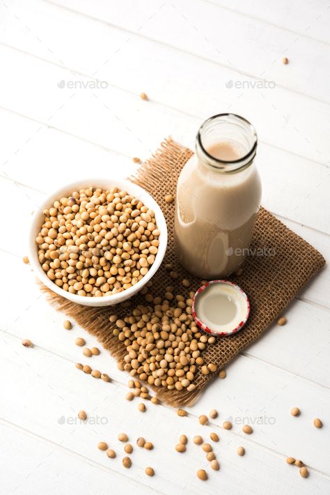 Soy Milk by stockimagefactory. Soya OR Soy milk made by soaking and grinding soybeans, it¡¯s a healthy drink #Sponsored #Soya, #milk, #stockimagefactory, #Soy Milk Store, Soya Milk, Textures Art, Healthy Drink, Soy Milk, Menu Design, Business Flyer, Healthy Drinks, Milk