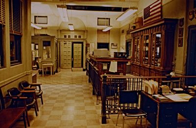 N.Y.P.D. BLUE Police precinct, reception. Production Designer Paul Eads Police Precinct, Sister Act, Roblox Game, Tv Sets, Vintage Office, Police Station, Law And Order, Lighthouse, Halo