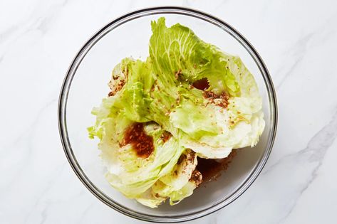 Pickled Lettuce Makes Sandwiches Better | Epicurious Pickled Lettuce, Easy Menu Planning, Lettuce Recipes, Chilled Soup, Italian Deli, Fish Sandwich, Sandwich Fillings, Sliced Meat, Deli Meats