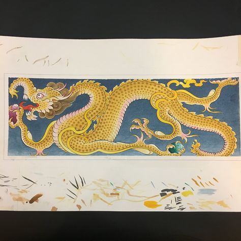 Tibetan Painting, Tibetan Demon, Tibetan Dragon Art, Tibetan Fantasy Art, Tibetan Dragon, Tibetan Contemporary Art, Tibetan Art, 9 And 10, Art