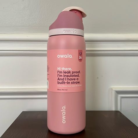 Owala Rosy Dreams 32oz Tumbler Owala Water Bottle Rose Quartz, Pink Bow Owala, Preppy Pink Stuff, 32 Oz Owala, Cute Owala Water Bottle Colors, Rose Quartz Owala, Owala 32 Oz, Owala Water Bottle Pink, Pink Owala Water Bottle