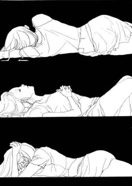 . Sleeping Pose, Sleeping Drawing, Drawing Body Poses, Poses References, Figure Drawing Reference, Art Poses, Anime Poses Reference, Drawing Base, Drawing Poses