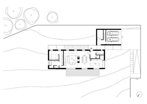 ARCHITEKTI mikulaj & mikulajova's rural house in slovakia combines two gable roof volumes Danish Farmhouse, Dogtrot House Plans, Dogtrot House, Sophisticated Furniture, Rural Architecture, Double Sided Fireplace, Wooden Barn, Rural House, Exposed Concrete