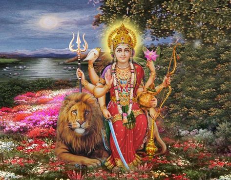 Maa Durga Pic Durga Ji, Durga Picture, Durga Kali, Aadi Shakti, Happy Navratri Images, Shakti Goddess, Shiva Parvati Images, Durga Images, Hindu Goddess