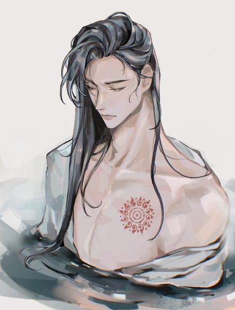 Lan wangji - Mo dao zu shi #MDZS #魔道祖师 | DDyog___ I Fancy You, Lan Wangji, Famous Novels, Demonic Cultivation, Guy Drawing, Art Style Inspiration, The Grandmaster, Heaven's Official Blessing, Anime Oc