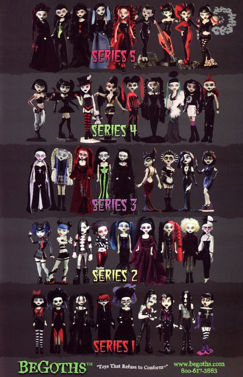 Goth Monster High, Goth Dolls, Goth Doll, Begoth Dolls, Begoths Dolls, Monster High Room, Be Goth Dolls, Creepy Cute Fashion, Novi Stars