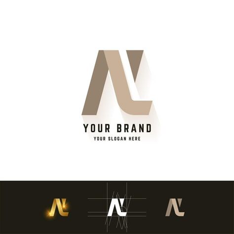 Letter n or nl monogram logo with grid m... | Premium Vector #Freepik #vector #n-logo #l-logo #l #al-logo Nl Monogram Logo, Nl Logo Design, Al Monogram, N Letter Logo, Korean Logo, Al Logo, Transportation Logo, N Logo Design, Logo N