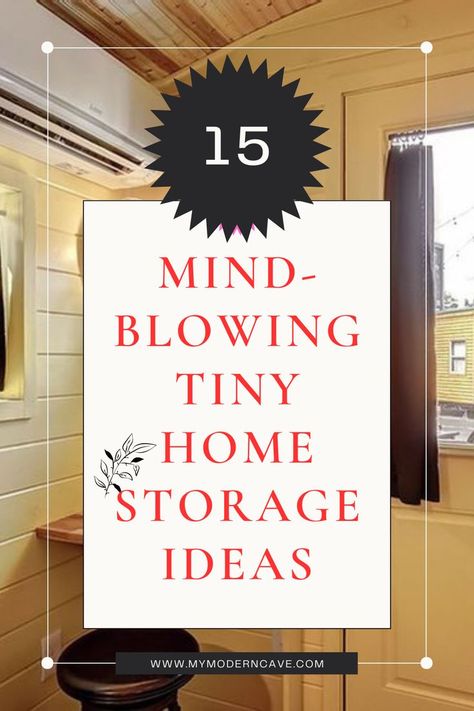 "Discover 15 Incredible Tiny Home Storage Ideas!" Tiny Home Storage Ideas, Storage Ideas For Small Rooms, Tiny Home Storage, Home Storage Hacks, Home Storage Ideas, Tiny House Storage Ideas, Small House Storage, Tiny House Organization, Clever Organization