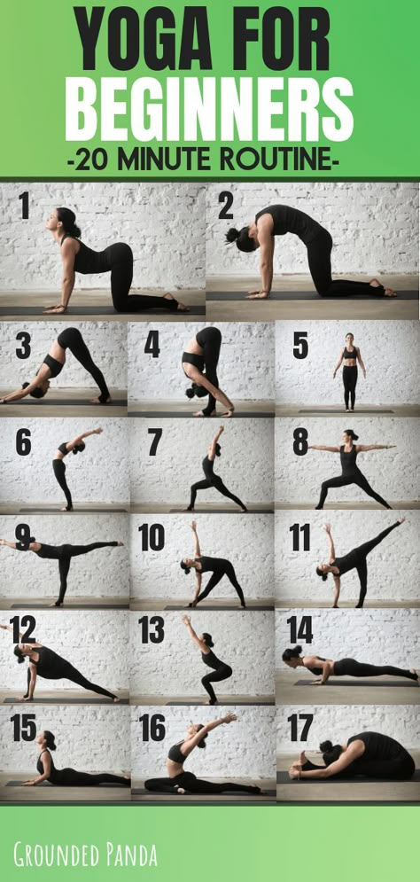 Yoga for Beginners 20 Minute Routine. Are you a complete beginner to yoga? This 20 minute yoga routine for beginners will help you tone, improve flexibility, lose weight, and build a strong foundation of some of the most essential yoga poses. #yoga #yogaforbeginners #yogaroutine #yogaworkout #yogaposes #20minuteroutine #yogabeginners #beginnersyoga Essential Yoga Poses, Beginner Pilates, Yoga Routine For Beginners, Ashtanga Vinyasa Yoga, 20 Minute Yoga, Pilates Video, Yoga Beginners, Poses For Beginners, Beginner Yoga