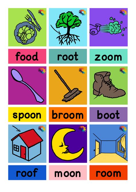 Oo Words Oo Words Phonics, Oo Sound, Reading 2nd Grade, Oo Words, Bee Crafts For Kids, Kids Milestones, 3 Letter Words, O Words, Phonics Rules