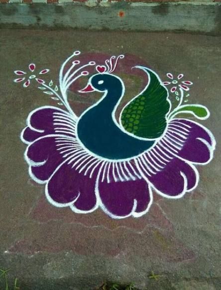 Rangoli Designs Simple Diwali, Rangoli Simple, Easy Rangoli Designs Diwali, Sketchbook Sketches, Baby Animal Drawings, Rangoli Designs Latest, Simple Rangoli Designs Images, Simple Rangoli Border Designs, Rangoli Ideas