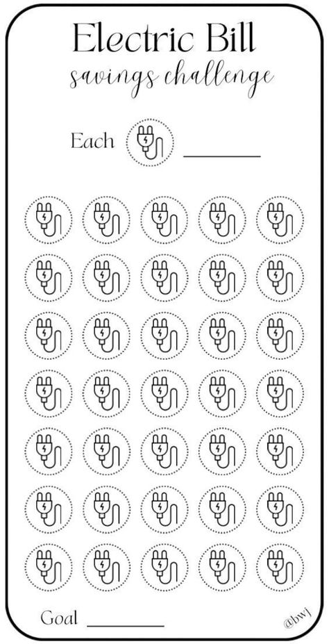 Electric Bill Savings Challenge. Decide on the amount you would like to save then determine the dollar amount for each icon. There are 35 icons to help you achieve your goal. Cash stuff and cross off to track your progress. Enjoy!  *FREE GIFT INCLUDED  Printing Information: *Digital Download  *This is printed on 8.5 x 11 US letter size paper *Once printed, cut & place in your A6 envelope *Color will vary depending on ink and printer Disclaimer: This is a PDF Digital Download. No physical product Money Saving Methods, Money Makeover, Saving Challenge, Money Saving Strategies, Budget Planer, Finances Money, Journal Writing Prompts, Money Habits, Money Saving Challenge