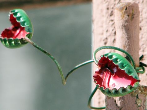 Bottle Cap Art, Instruções Origami, Bottle Cap Crafts, Fairy Garden Diy, Recycled Art, Can Crafts, Recycled Crafts, Garden Crafts, Cute Crafts