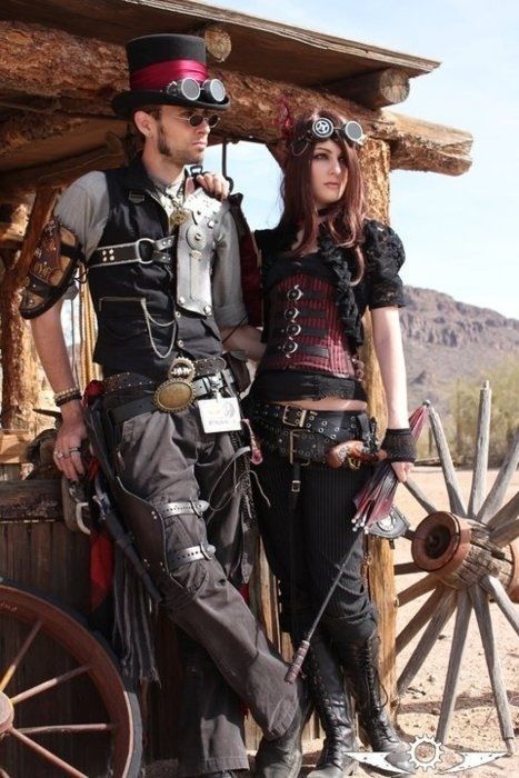 Steampunk Couple, Steampunk Shop, Moda Steampunk, Corset Steampunk, Costume Carnaval, Mode Steampunk, Steampunk Couture, Steampunk Pirate, Steampunk Women