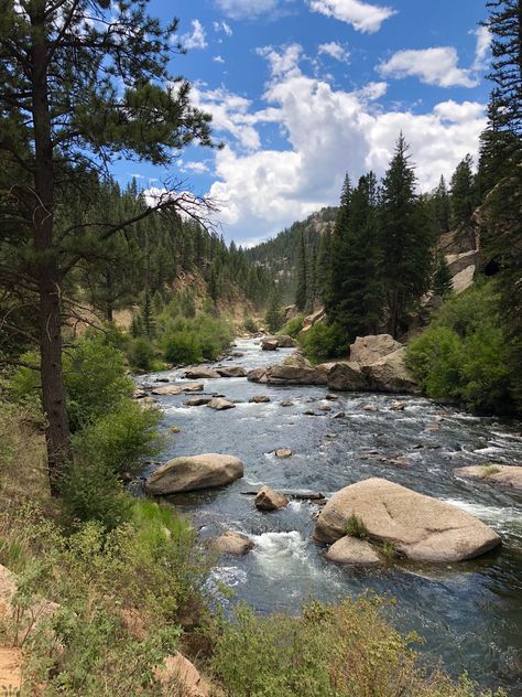 Eleven Mile Canyon, Colorado, truly one of the most beautiful places I’ve ever seen. Colorado Landscape Photography, Colorado Scenery, Colorado Nature, Colorado Landscape, World Most Beautiful Place, Adventure Travel Explore, Dream Vacations Destinations, Places In The World, Beautiful Scenery Nature