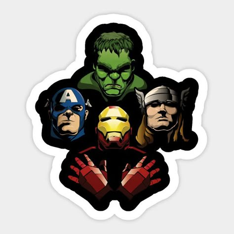 Macbook Case Stickers, Superhero Stickers, Disney Sticker, Hydroflask Stickers, Power To The People, The Avengers, Aesthetic Stickers, Sticker Collection, Printable Stickers