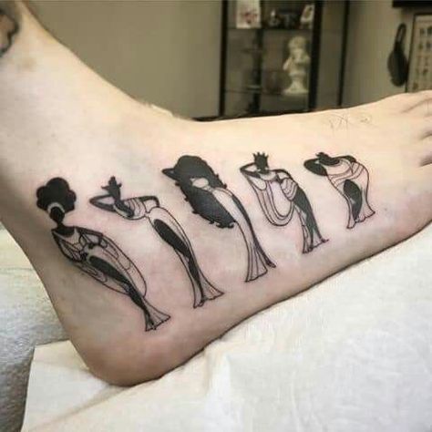 Hercules Disney Tattoo, Muses Tattoo, Hercules Tattoos, Disney Tattoo Designs, Tattoo Ideas Disney, Hercules Muses, Hercules Tattoo, Hercules Disney, Pieces Tattoo