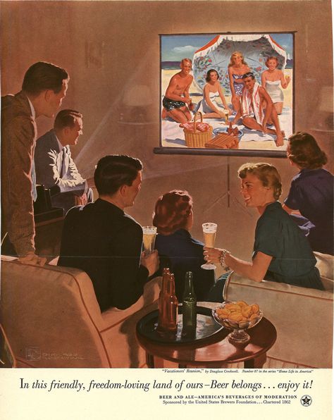 Roger Wilkerson, Arte Pulp, Beer Prints, Old Magazines, Lifestyle Art, Norman Rockwell, Print Advertising, Vintage Cocktail, Vintage Life