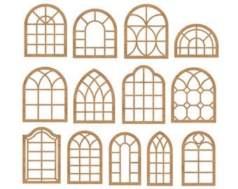 Window Svg | Etsy Irl Refrences, Doodle Reference, Home Sign Decor, Laser Patterns, Gothic Window, Beer Table, Viking House, Gothic Windows, Farmhouse Windows