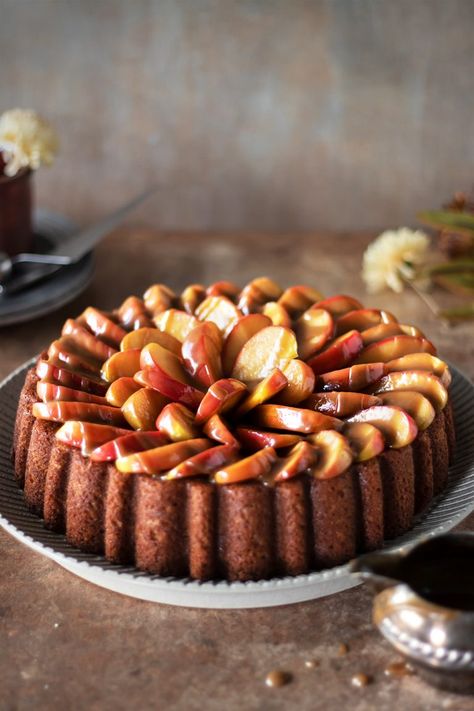 Bourbon Caramel Apple Cake | URBAN BAKES Bourbon Apple Cider Cake, Apple Bourbon Cake, Homemade Bourbon, Bourbon Cake, Bourbon Caramel Sauce, Bourbon Apple Cider, Bourbon Caramel, Bourbon Caramels, Apple Cakes