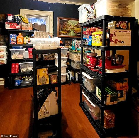 I'm a doomsday prepper - here are the items you need to stock up on Post Apocalyptic Party Food, Prepper Room, Stock Pile Organization, Preppers Pantry, Doomsday Prepper, Water Purification Tablets, Emergency Essentials, Stock Pile, Doomsday Prepping