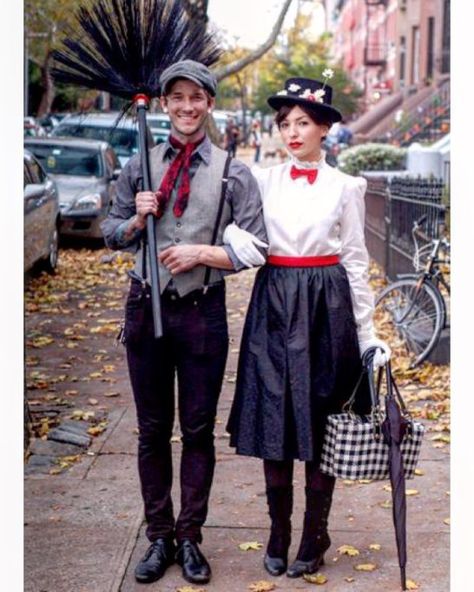 Workplace Halloween Costumes, Boogie Bash Costumes, Halloween Costume Ideas 2023, Diy Adult Halloween Costumes, 90s Fancy Dress, Cool Couple Halloween Costumes, Makeup Looks Dramatic, Costume Ideas 2023, Mary Poppins Musical