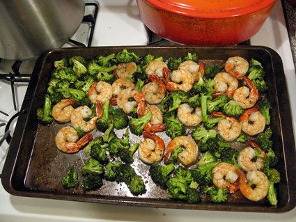 Roasted Shrimp & Broccoli - The Amateur Gourmet Best Broccoli Recipe, Roast Broccoli, The Best Broccoli, Shrimp Broccoli, Best Broccoli, Shrimp And Broccoli, Roasted Shrimp, Broccoli Recipe, Roasted Broccoli