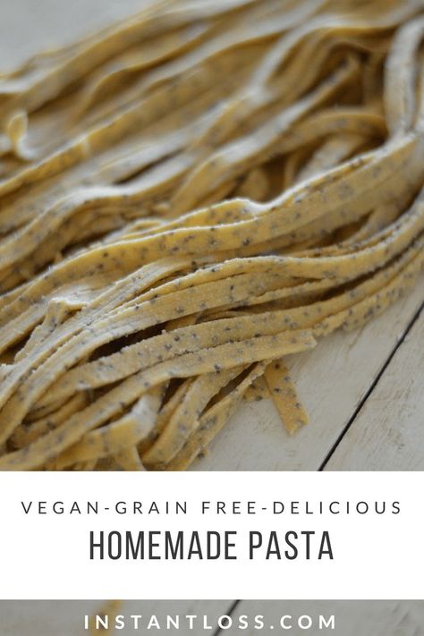 Grain Free Vegan Pasta Cassava Noodles, Gf Dough, Gluten Free Vegan Pasta, Vegan Pasta Noodles, Grain Free Pasta, Grain Free Vegan, Instant Loss, Noodle Making, Pasta Fresh