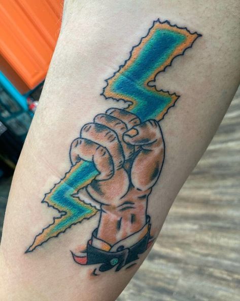 12+ Lineman Tattoo Ideas To Inspire You! - alexie Electrical Tattoo Ideas, Tattoo Ideas For Electricians, Lineman Tattoos For Men, Electrician Tattoo Ideas, Electrician Tattoo, Electrical Lineman Tattoos, Powerline Tattoo, Lineman Tattoos, Lineman Decals