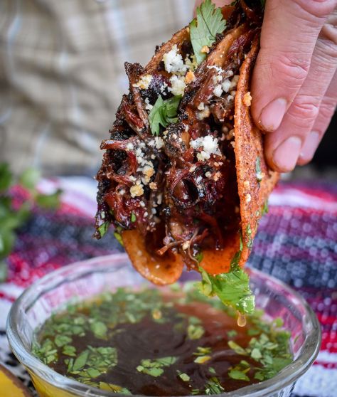 Barrio Tacos, Meat Church, Mexican Stew, Barbacoa Recipe, Goat Recipes, Birria Tacos, Billy Goat, Pellet Grill Recipes, Beef Cheeks