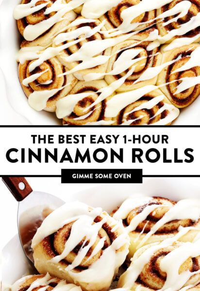 1 Hour Cinnamon Rolls, Quick Cinnamon Rolls, Easy Cinnamon Rolls Recipe, Yum Breakfast, Cinnamon Roll Recipe, Vegan Cinnamon Rolls, Cinnamon Rolls Easy, Break Fast, Gimme Some Oven