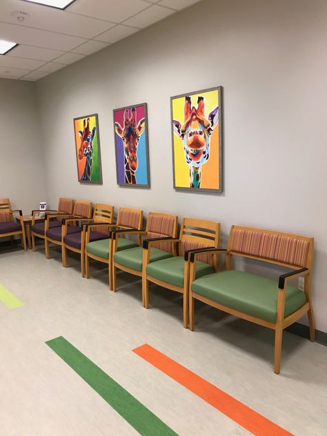 SSM Health (St. Louis, MO)  Acquaint seating in a waiting room/open space.  #NationalOffice Waiting Room Table Decor, Bloxburg Daycare, Hospital Waiting Room, Waiting Room Design, Poultry House, Design Campaign, Hospital Interior, Hospital Interior Design, Medical Office