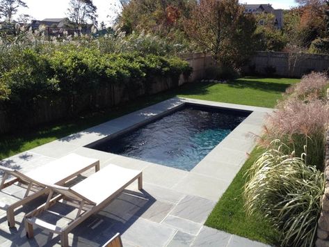 Perfectly Pocket-Sized Pools for Small Outdoor Spaces Patio Chico, Luxury Pools Backyard, Kleiner Pool Design, Backyard Pool Design, Townhouse Garden, Plunge Pools, Small Swimming Pools, Small Pool Design, Small Pools